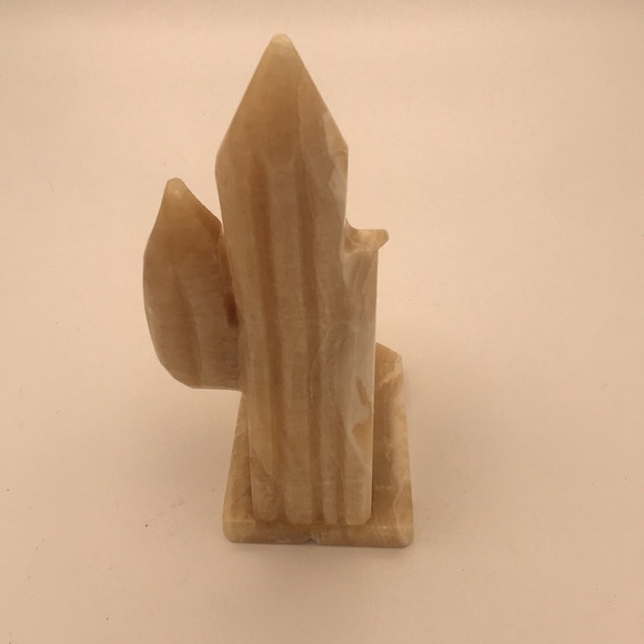 VTG 8-1/2" Carved Onyx Siesta Man w/ Sombrero & Cactus Single Bookend - Picture 5 of 11